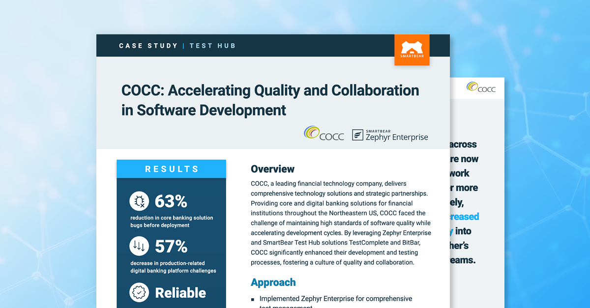 COCC: Accelerating Quality and Collaboration in Software Development