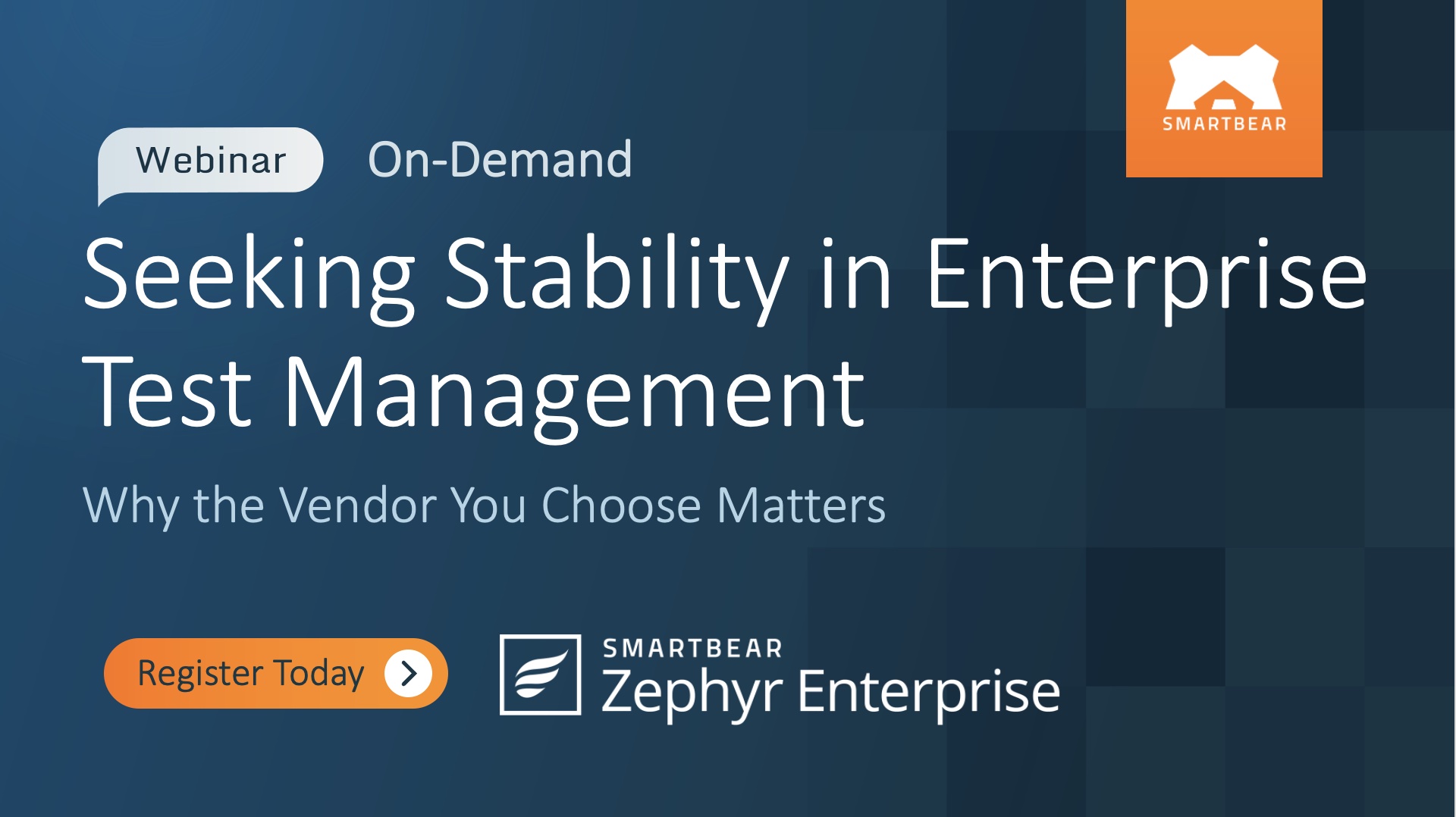 Seeking Stability in Enterprise Test Management: Why the Vendor You Choose Matters